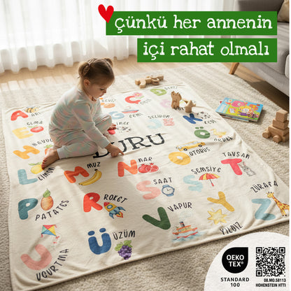Bonibom Eğitici Alfabe Battaniyesi