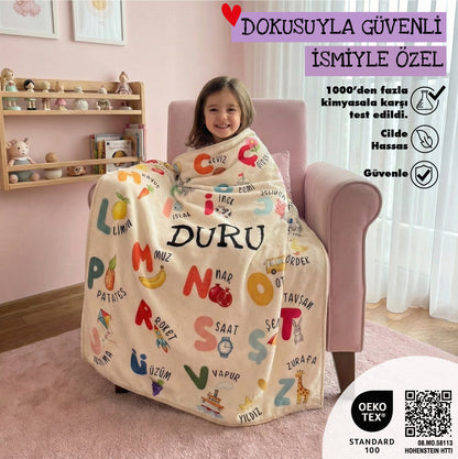 Bonibom Eğitici Alfabe Battaniyesi