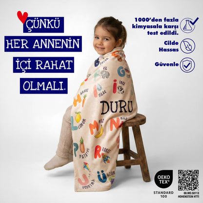 Bonibom Eğitici Alfabe Battaniyesi