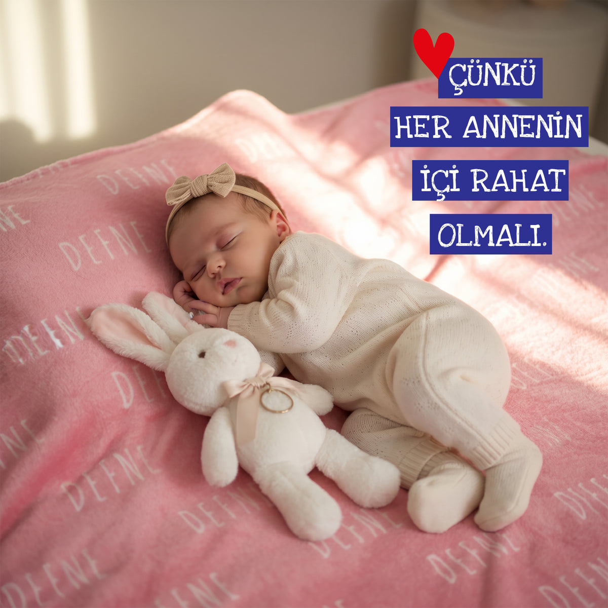 Bonibom Kişiye Özel Minky Battaniye