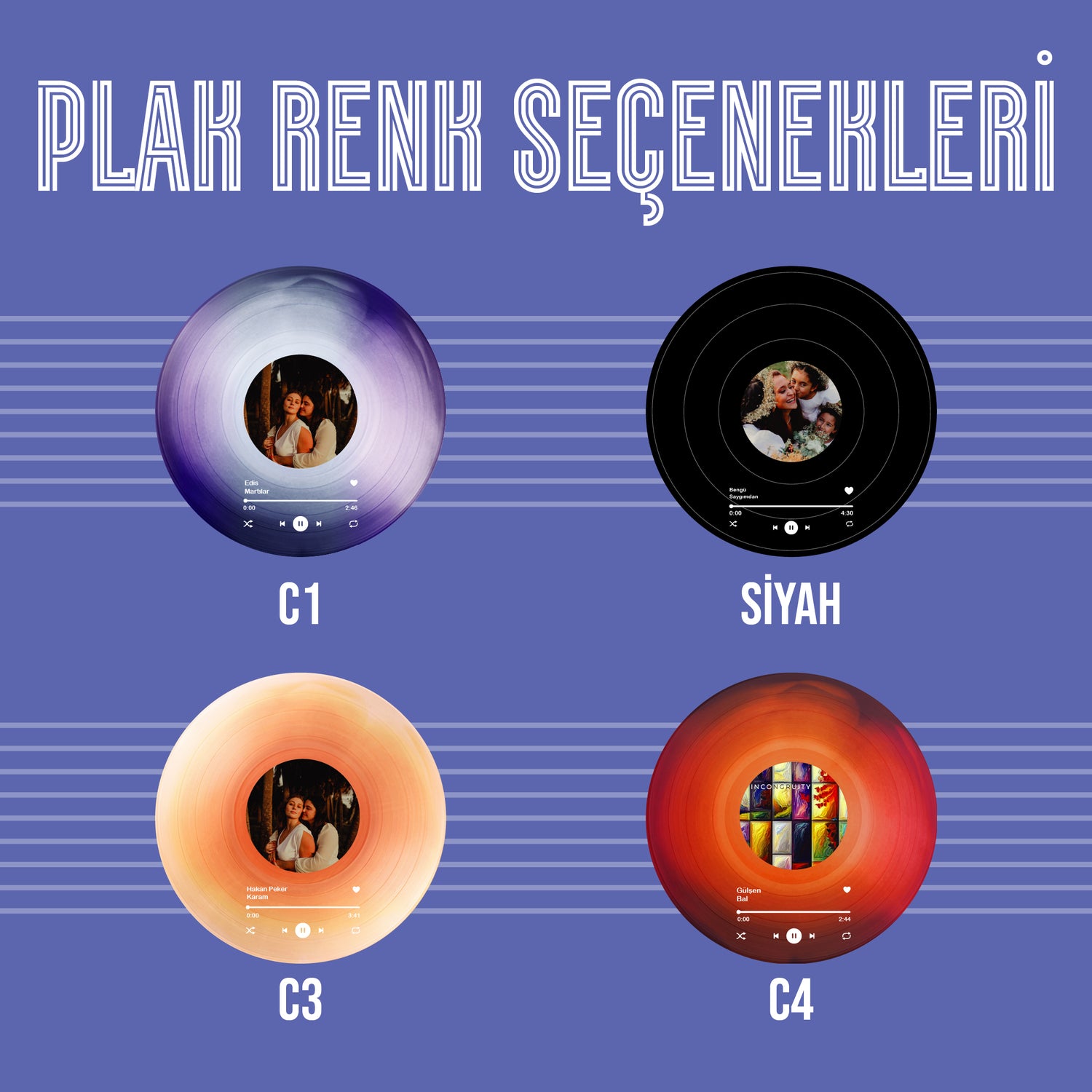 KİŞİYE ÖZEL DOĞAL AHŞAP ÇERÇEVELİ DERİ VİNİL PLAK WALLART