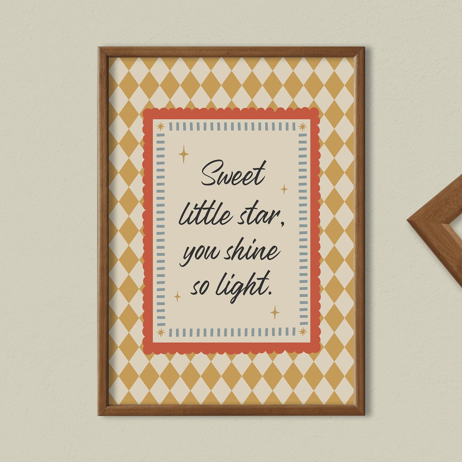 "Sweet Little Star" Çocuk Tablo
