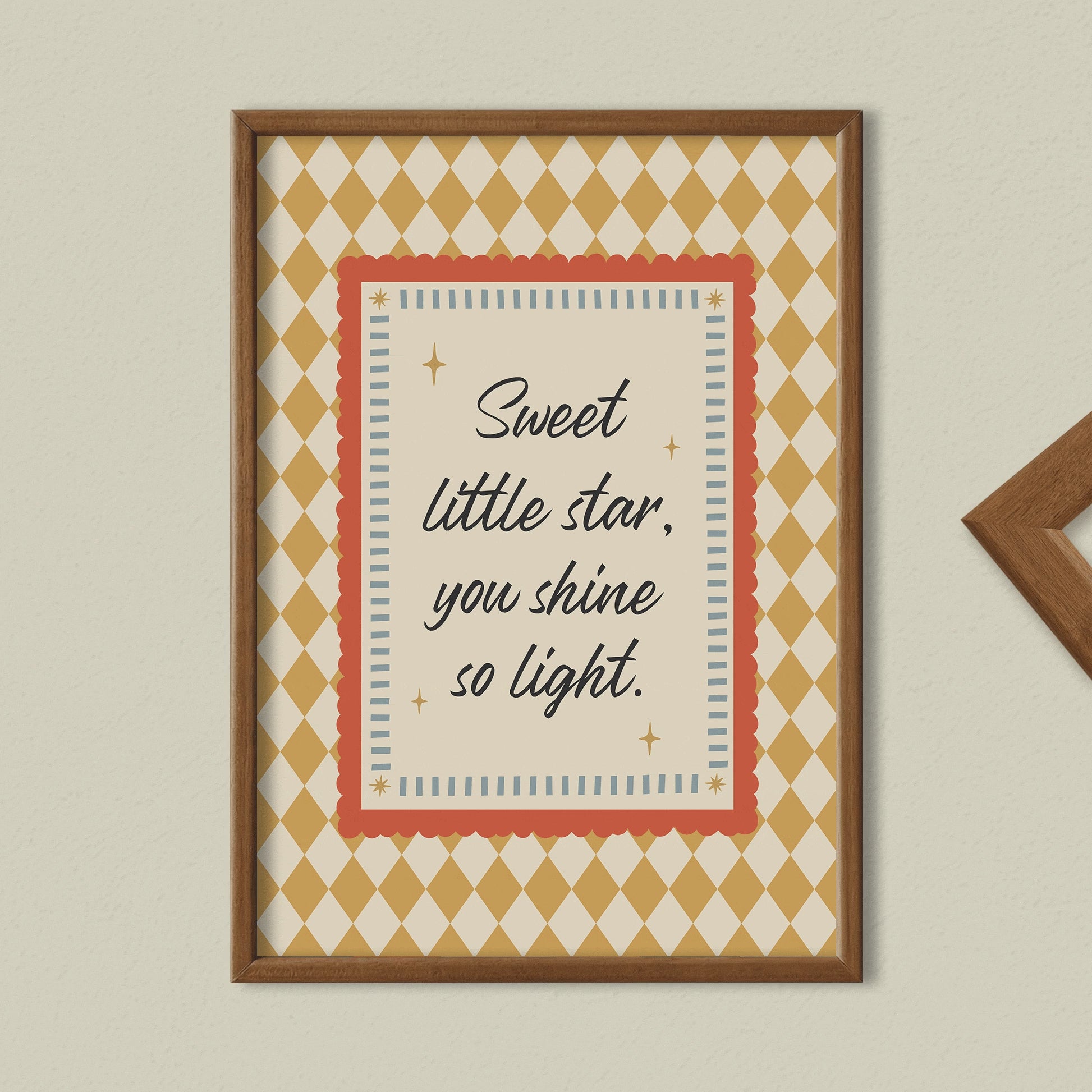 "Sweet Little Star" Çocuk Tablo